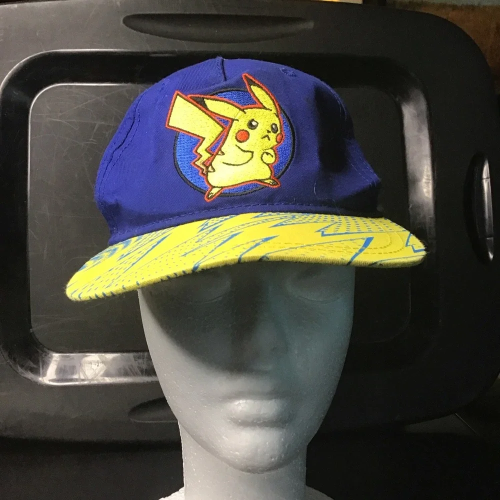 2016 Pokemon Youth Hat Embroidered Pikachu‎ Snap Back